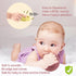 Baby Stacking Nesting Toys, Soft Squeeze Building Circle with Pink Horse, Baby Teething Toy Sensory Early Educational Toys for Newborn Toddlers...