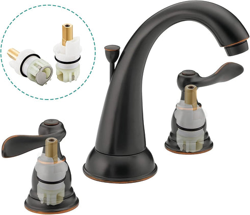RP25513 faucet stem assembly, Replacement Kit for two handle faucet repair kit, Includes RP4993 Seats and Springs, 4 Pack...