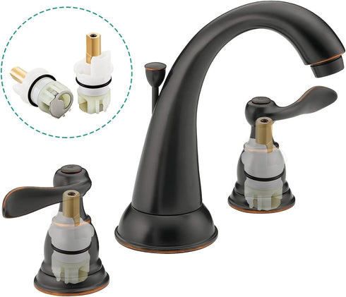 RP25513 faucet stem assembly Replacement Kit for two handle faucet repair kit with Cartridge RP4993 Seats Springs, 2 Pack...
