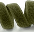 1 Inch Wide Olive Drab Sew on Hook and Loop Tape Non-Adhesive 1 Yd Length Green Nylon Hook Loop Tape Fabric Fastener Set for Military Form Bags Cl...