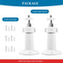 Dual Pack Wall Mount for Wyze Cam Pan V3 - All-Angle Swivel & Tilt Adjustable Bracket for Indoor & Outdoor Use.Mount Compatible with SimpliSafe Ou...