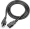 6FT 3 Prong Universal Power Cord Computer Monitor Cable C13 Plug for Dynex TV, ION Block Rocker Speaker, Superfit, BowFlex, Sole F63 F80 Treadmill...