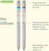 Lifelines 2 Pack Pen Diffuser in in Bloom & Crisp Mountain Air Essential Oil Blends, Elegant 1.0mm Ballpoint Tip, Black Pen, Ink Refill Included...