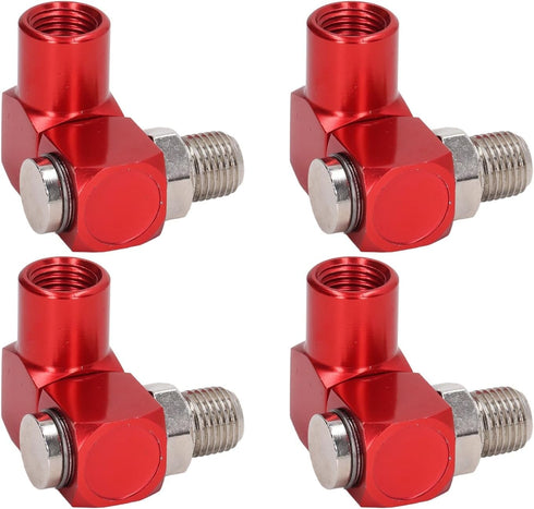 4PCS NPT 360 Degree Swivel Air Hose Connector 1/4in Industrial Air Fittings Pneumatic Tool Adapter Air Hose Joint Coupler...