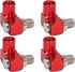 4PCS NPT 360 Degree Swivel Air Hose Connector 1/4in Industrial Air Fittings Pneumatic Tool Adapter Air Hose Joint Coupler...
