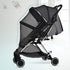 2 in 1 Net Baby Stroller Sun Shades with Zipper Window, Universal Mesh Travel Breathable See Through Outdoor Walking Beach Parasol Windproof Prote...