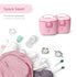 Termichy Baby Formula Dispenser, Portable Milk Powder Dispenser Container with Carry Handle and Scoop for Travel Outdoor Activities with Baby Infa...