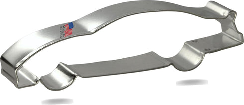 Race Car Cookie Cutter 5.25 Inch –Tin Plated Steel Cookie Cutters - CookieCutterCom Brand...