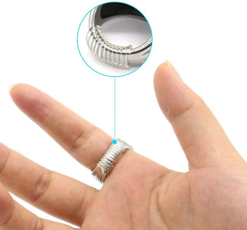 Invisible Ring Size Adjuster for Loose Rings Ring Adjuster Sizer Fit Any Rings Ring Guard Spacer (WRAP-ON, 12 PCS)...