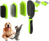 Pet Grooming Brush, Double Sided Detachable Shedding Dog Cat Brush, 5 in 1 Dog Grooming Brush for Shedding Long & Short Haired Dogs, Hair Removing...
