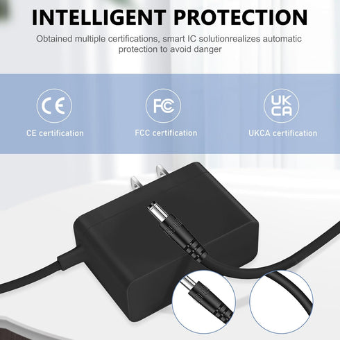 26.5V Vacuum Charger Compatible with Homeika H016 HA016 Cordless Handheld Stick Vacuum Cleaner 20kpa 22.2VDC Li-ion Battery Replacement Power Adap...