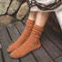 9 Pairs Women Socks Long Knit Turn Cuff Cotton Slouchy Calf socks for Women Girls Ladies...