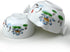 Liang baobao Convenient Teapot Cup Porcelain Teacup White Glazed Travel tea set (Lotus)...
