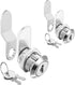 Cabinet Cam Locks Keyed Alike, 5/8'' Fits on 3/8'' Max Door Thickness, Secure File Drawer Mailbox RV Storage Replacement Set, Zinc Alloy (5/8 Inch...