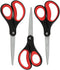 LIVINGO Scissors, 8" Scissors All Purpose 3-Pack, Titanium Ultra Sharp Scissors for Office Home School Sewing Fabric Craft Supplies, Premium Stain...