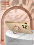 i-Blaosn Cosmo 360° Rotation Phone Ring Holder Snaps, Marble...