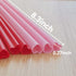 200pcs Heart Shaped Red Straws Disposable Drinking Cute Straw Individually Wrapped plastic red straw Valentines day Cocktail Party Birthday Party ...