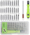 Buspoll Mini Screwdriver Set, Magnetic Precision Screwdrivers Bit Set (Star, Y, Torx, Triangle, Phillips, Slotted, U, Hex Heads) Repair Tools Kit ...