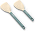 Silicone Mini Spatula Flexible Beveled Turner with Stainless Steel Inner Core and Nylon Handle Heat Resistant Cooking Utensils Set...