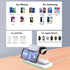 Wireless Charger 4 in 1 Wireless Charging Station Foldable Charging Stand for iPhone 14/13/12/11/Pro/Max/Apple Watch/Airpods Pro(White)...
