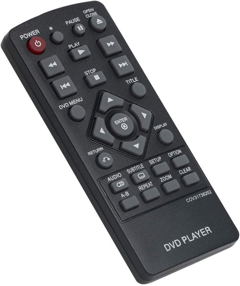 AIDITIYMI COV31736202 Replace Remote Control fit for LG DVD Player DP132 DP132NU...