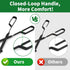 AMAGABELI GARDEN & HOME 26" Long Firewood Tongs Log Grabber for Fireplace Fire Pit Campfire Bonfire for up 12'' Thick Logs Heavy Duty Wrought Iron...