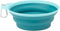 PetRageous 1-Cup Casey's Collapsible Pet Bowl, Aqua,Blue...