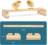 PETSFIT Chick Roosting Bar Prevent Rotation Design, Solid Wooden Thicken Rooster Perch for Coop and Brooder for Birds, Baby Chicks...