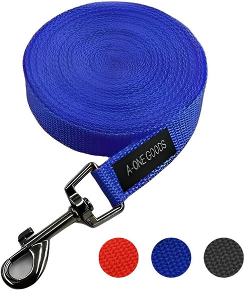 Dog Training Leash 50ft, 30ft, 20ft, and 15ft Long Leads, for Dog Training | Extra Long Line Dog Leash with Handle Great for Puppies & Dogs Traini...