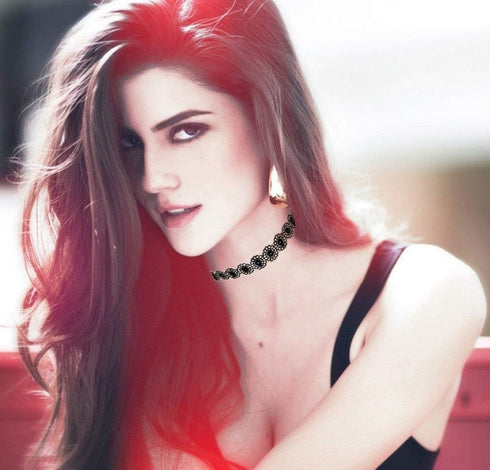 K&Q 56 PCS Choker Necklace, Classic Colorful Gothic Collar Choker Necklace And Black Cute Lace Velvet Choker Necklace Set for Girls and Women...