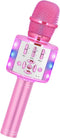 Amazmic Toys for girls, Kids Karaoke Microphone Toddler Microphone for kids with Lights, Birthday Gift for Girls, Boys Toy Age 3 4 5 6 7 8+(Light ...