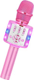 Amazmic Toys for girls, Kids Karaoke Microphone Toddler Microphone for kids with Lights, Birthday Gift for Girls, Boys Toy Age 3 4 5 6 7 8+(Light ...