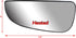 Driver Left Side Mirror Replacement Lower Glasses With Heated And Plate fit Ram Promaster 1500, 2500, 3500, New Six, Work Van...