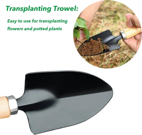3Pcs Garden Tools, Mini Gardening Tools,Gardending Hand Tools Kit for Seedling for Succulent,Home Plants,Garden Potted Plants etc Indoor Plant Acc...