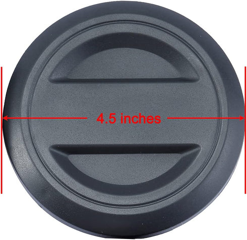 CPOWACE 4pcs Hub Wheel Center Caps Compatible with Polaris RZR, Black Tire Wheel Center Rim Cap Accessories Compatible with Polaris RZR 1000 XP Tu...
