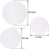 Tupalizy 45PCS Disposable Lace Paper Doilies for Cakes Desserts Plates Tables Paper Placemats for Crafts Serving Trays Holiday Wedding Christmas T...