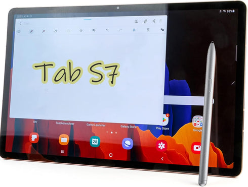 Tab S7 S Pen WithoutBluetooth Replacement for Samsung Galaxy Tab S7 / S7 Plus Stylus Pen S Pen with 5 Nibs (Silver)...