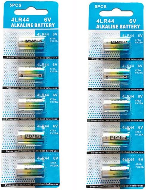 Cotchear 10 pk 4LR44 / 476A / PX28A / A544 / K28A / L1325 Battery 6V Alkaline BatteriesHigh Capacity for Dog Collars...