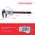 Digital Caliper, 0-6" Electronic Caliper Auto - Off Feature with Large LCD Screen Vernier Caliper Conversion Measuring Tool for Length Depth Inner...