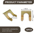 15 PCS Brake Line Clips, Automobile Oil Pipe Clamp, U-shaped Gear Line Handbrake Cable Fixing Hose Clamp, Metal Brake Line Retainer Replacement Ho...