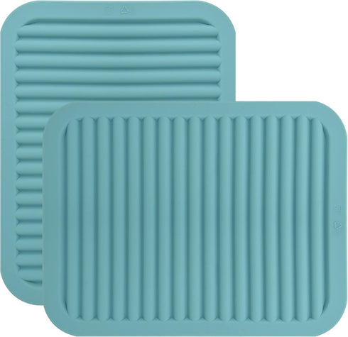 Silicone Trivets for Hot Dishes, Pots and Pans, Hot Pads for Kitchen Counter, Heat Resistant Trivets for Quartz Countertops, Hot Pads, Silicone Po...