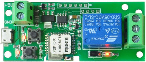 SONOFF USB 5V DIY 1 Channel Jog Inching Self-Locking WiFi Wireless Smart Home Switch APP Remote Control Module for iOS/Android......
