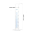 uxcell Plastic Graduated Cylinder, 25ml Measuring Cylinder, Science Test Tube Beakers, 2-Sided Metric Marking, Clear Hex Base for Lab Home 12Pcs...