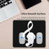Mouse Pad Music Note Black Mouse Pads for Desk Non-Slip Rubber Base Square Gaming Pads Mousepad Mouse Mat for Computer Home Office...