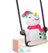 Cute Car Mirror Hanging Accessories, Plaster Funny Swinging Snowman for Cool Rear View Mirror Accessories Car Ornament for Teens & Men Women Gifts...