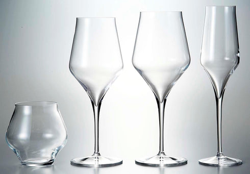 Luigi Bormioli Supremo 15.25 oz Pinot Noir Stemless Wine Glasses (Set of 2), Clear...