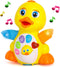 Musical Flapping Yellow Duck Interactive Action Educational Learning Walking Light Up Dancing Toy for 1 Year Old Baby Toddler Infant...