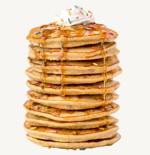 Miss Jones Baking Confetti Pop Oat Pancake and Waffle Mix - Made with Oat Flour, Gluten Free, 10g of Protein, 100% Whole Grains, 13.99 Ounce (Pack...