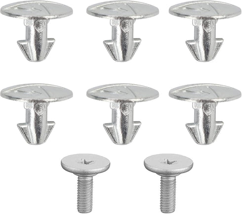 Lower Engine Cover Bolt Pin Screws, 6PCS Splash Shield Hardware Bolts 90674-TY2-A01 and 2PCS Engine Lower Cover Pin Screws 90105-TBA-A00 Compatibl...