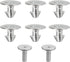 Lower Engine Cover Bolt Pin Screws, 6PCS Splash Shield Hardware Bolts 90674-TY2-A01 and 2PCS Engine Lower Cover Pin Screws 90105-TBA-A00 Compatibl...